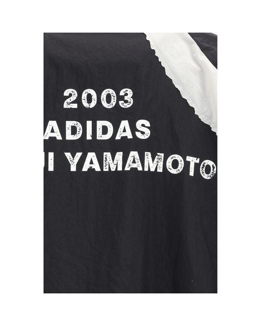 Y-3 Blue Nylon Shell Jacket Clothing for men