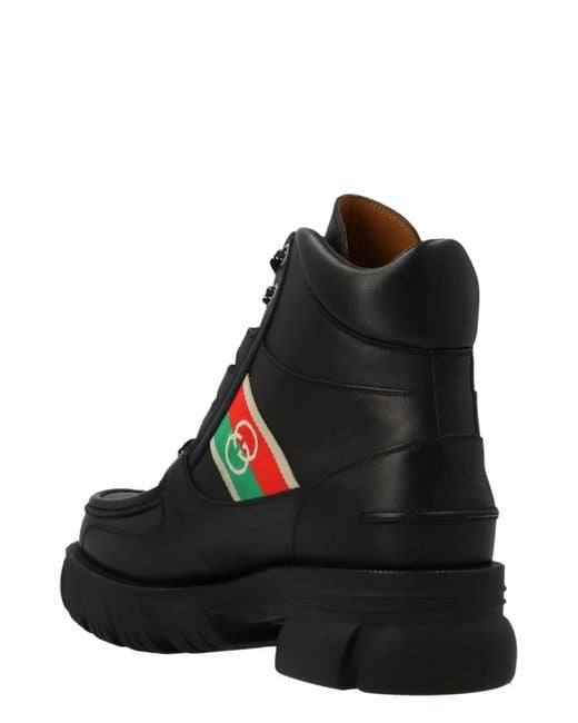 Gucci Ankle Boots With Interlocking G in Black for Men | Lyst