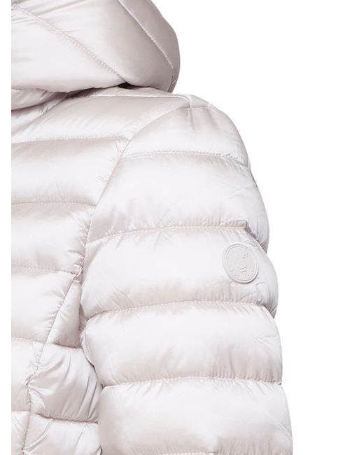 Save The Duck Gray Iris Down Jacket