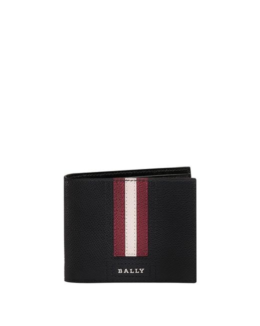 Bally Black Leather Wallets for men