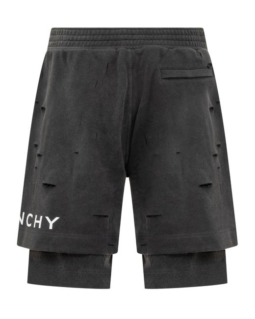 Givenchy Gray Archetype Shorts for men