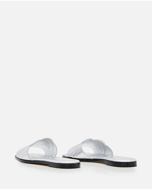 McQueen White Sandals Lamb