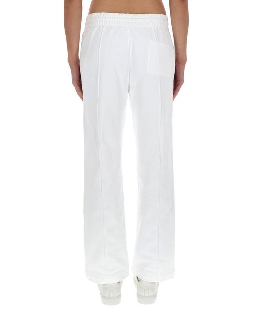 Casablanca White Jogger Pants Organic Cotton Trousers for men