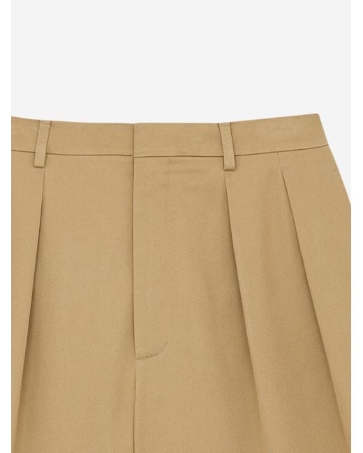 Saint Laurent White Cotton Shorts for men