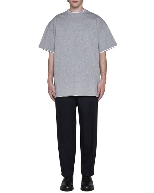 Jil Sander Gray T-Shirts And Polos for men