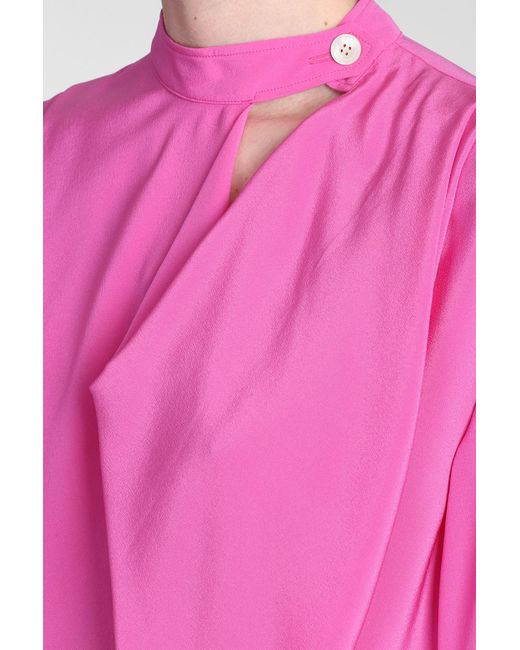Stella McCartney Pink Blouse In Silk