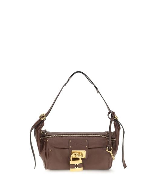 Chloé Multicolor Small Paddington Shoulder Bag Calf Leather Bos Taurus
