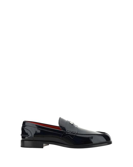 Christian Louboutin Black Penny Loafers for men