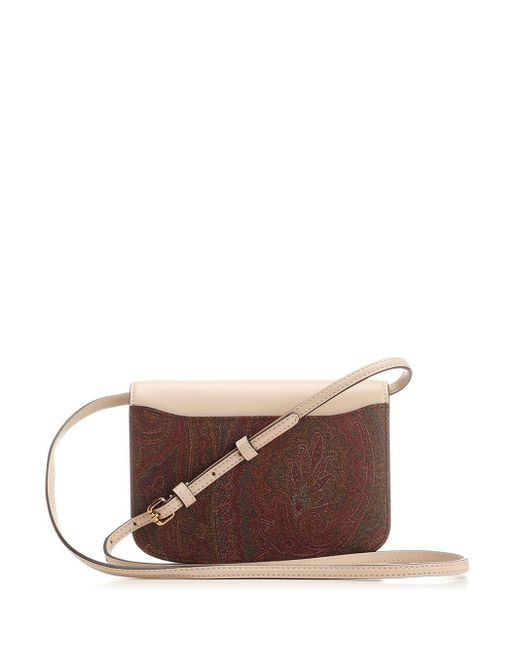 Etro Paisley Shoulder Bag in Natural