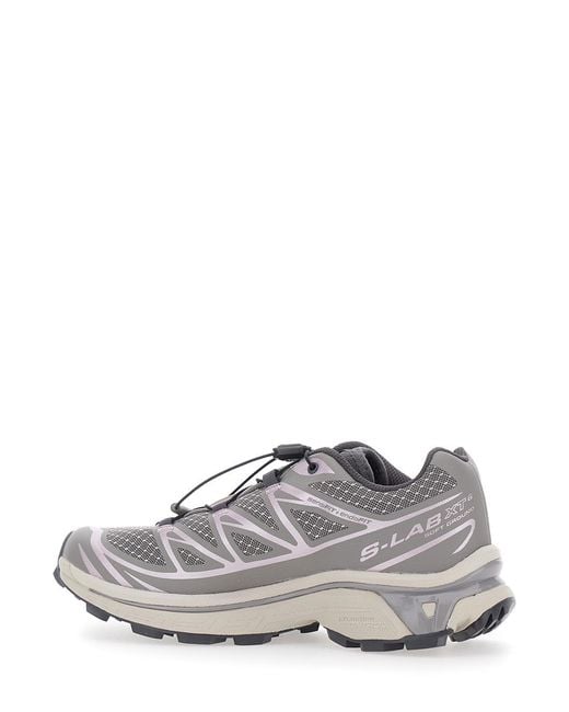 Salomon Gray Running Shoes Xt 6 Steal Street Trainers