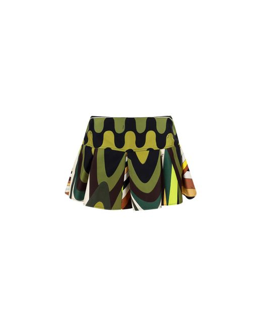 Emilio Pucci Green Mini Skirt