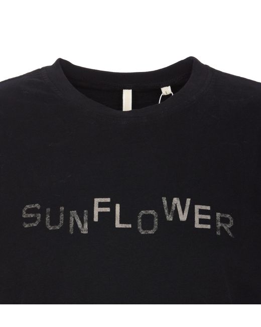sunflower Black Easy Overdyes T-Shirt for men