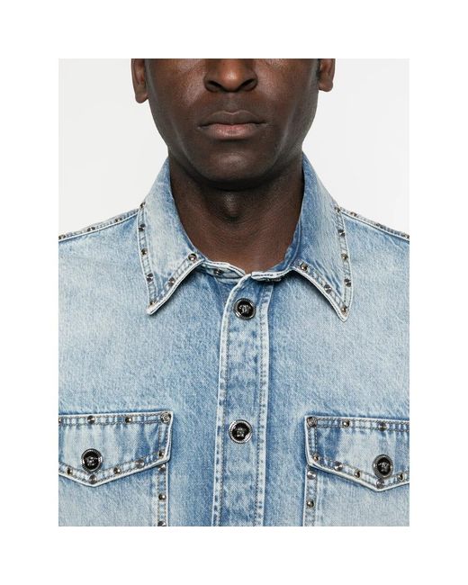 Versace Blue Shirt for men