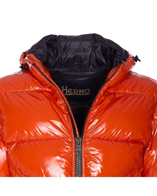 Herno Orange Coats for men