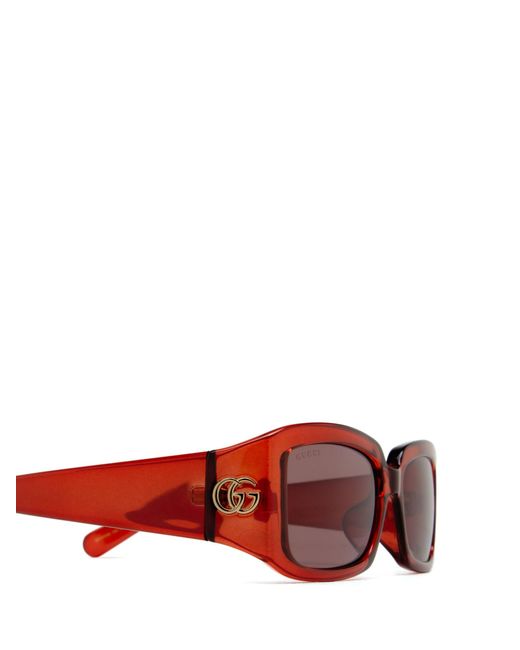 gucci burgundy sunglasses