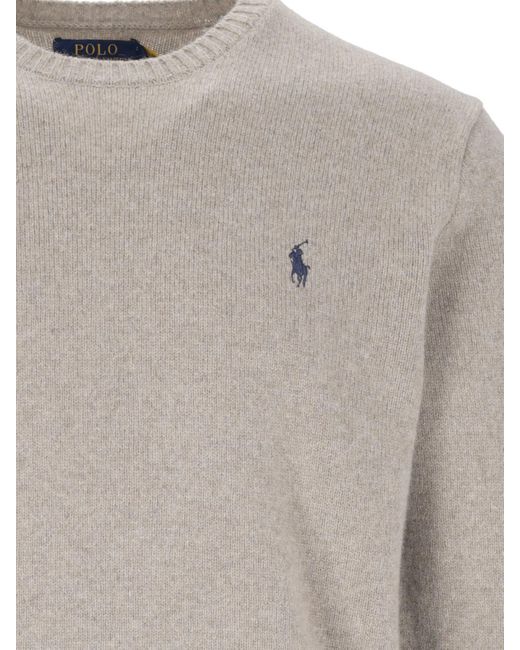 Polo Ralph Lauren Gray Sweater for men