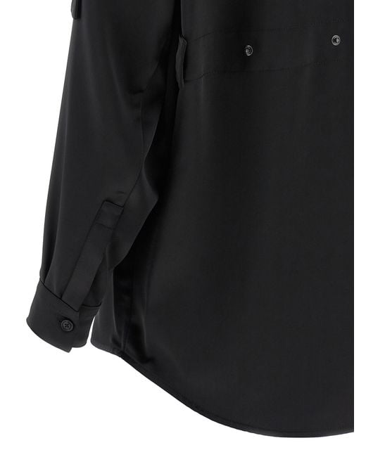 Moncler Genius Black Polyester Blouse