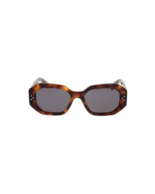 Céline Black Geometric Frame Sunglasses