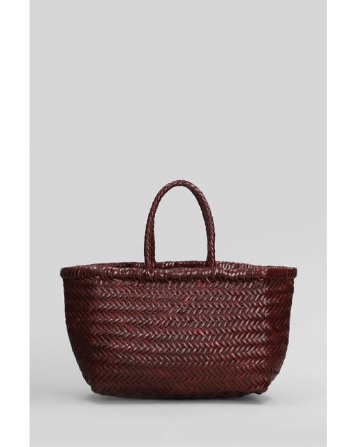 Dragon Diffusion Red Bamboo 3 Jump Small Tote