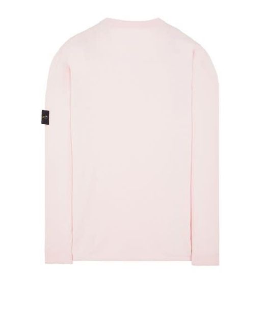 Stone Island Pink Sweater Cotton for men