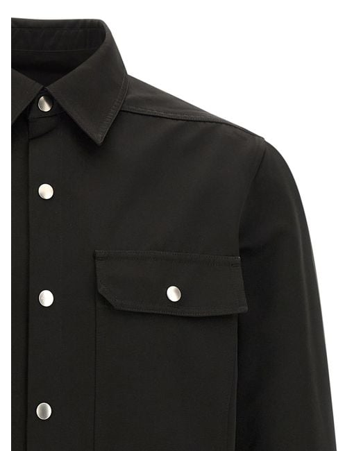 Rick Owens Black Polyester Blouse for men