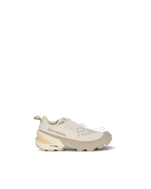 MM6 by Maison Margiela White Nylon Athletic Sneakers