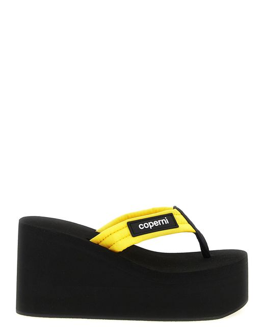 Coperni Black Thong Sandals