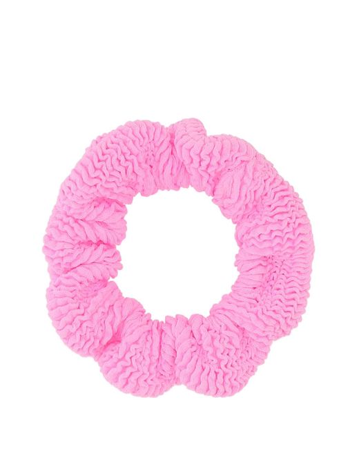 Hunza G Pink Fabric Scrunchie