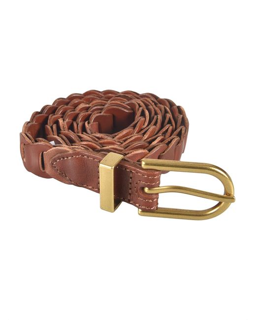 FRAME Brown Binded Belt