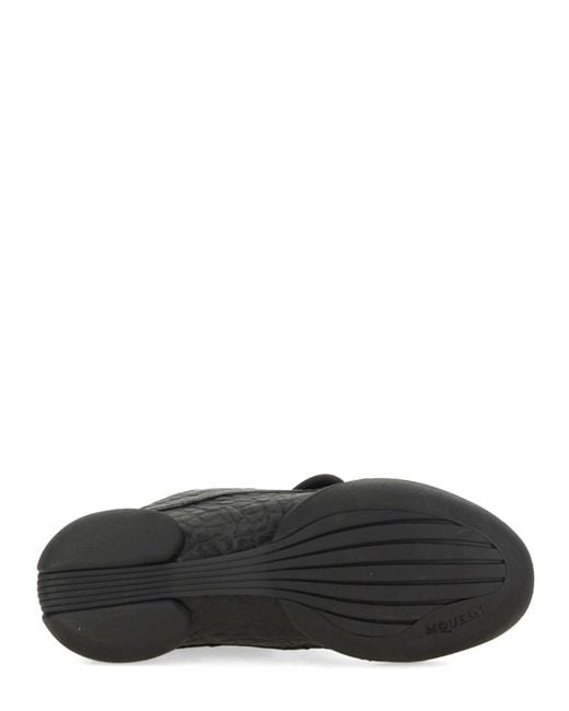 McQueen Black Flexion Sneaker L1 Mutton Trainers