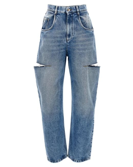 Maison Margiela Blue Cut-Out Jeans