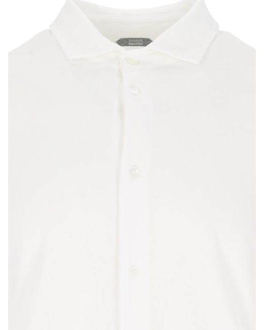 Zanone White Shirt for men