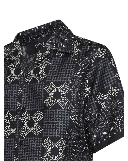 Amiri Black Short Sleeve Shirts for men