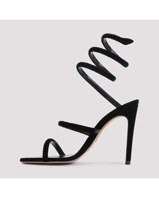 Rene Caovilla Black Sandals