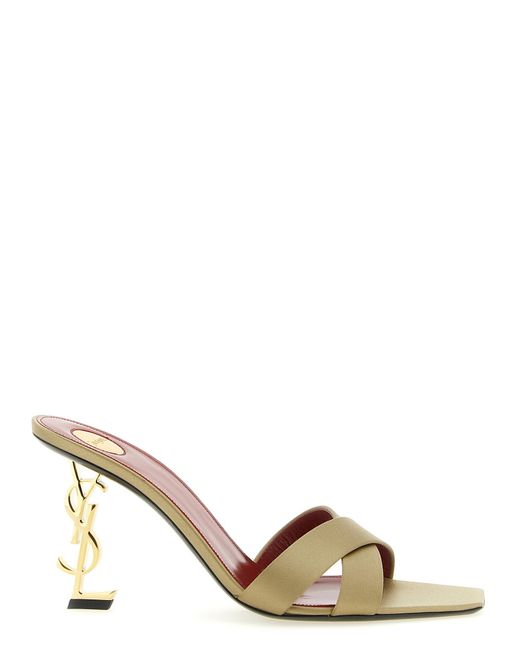 Saint Laurent Metallic Solid Heels