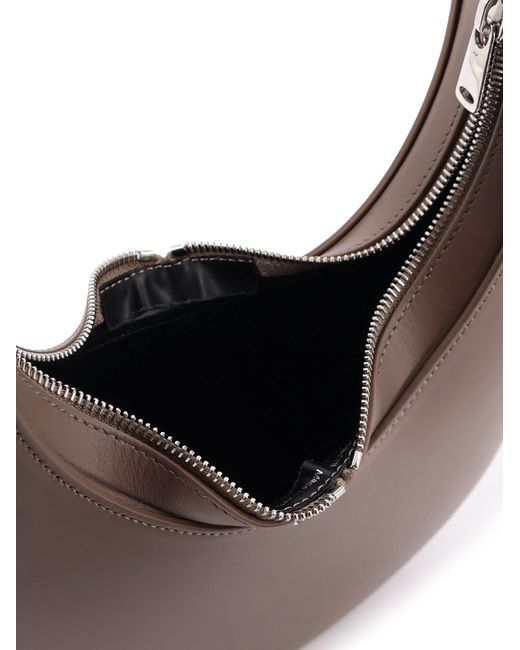 Coperni Brown Swipe Leather Shoulder Bag