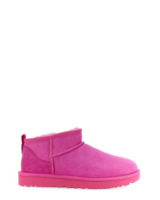 Ugg Pink Ultra Mini Classic Boot