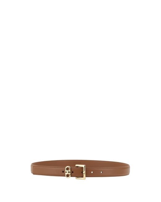 Ferragamo Brown Belts E Braces
