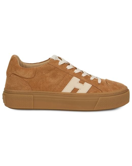 Hogan Brown Sneakers Polyamide Trainers