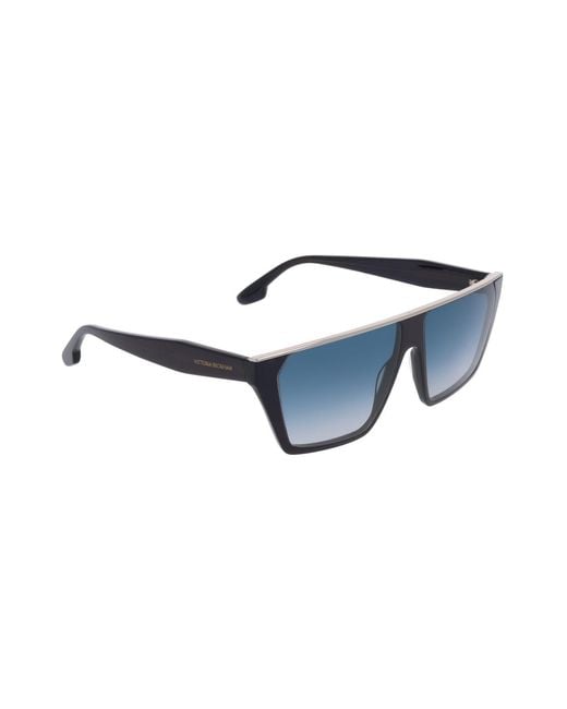 Victoria Beckham Blue Vb683S Logo Sunglasses Accessories