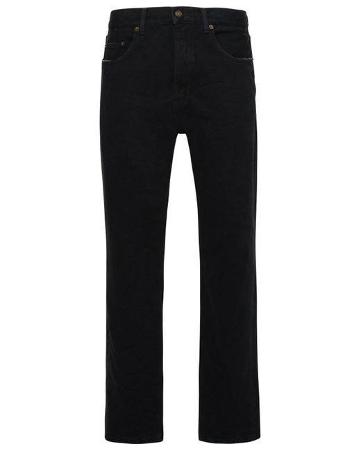 Saint Laurent Oklahoma Jeans In Black Denim for men