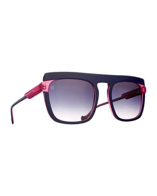 Caroline Abram Blue Noelia Acetato Sunglasses