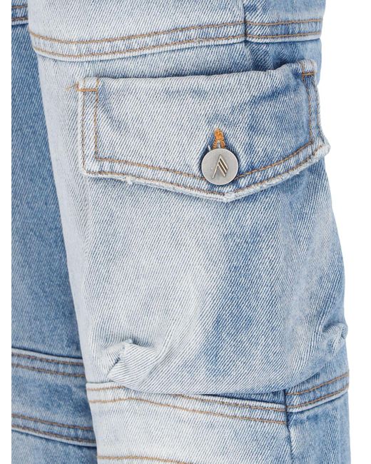 The Attico Blue 'essie' Jeans