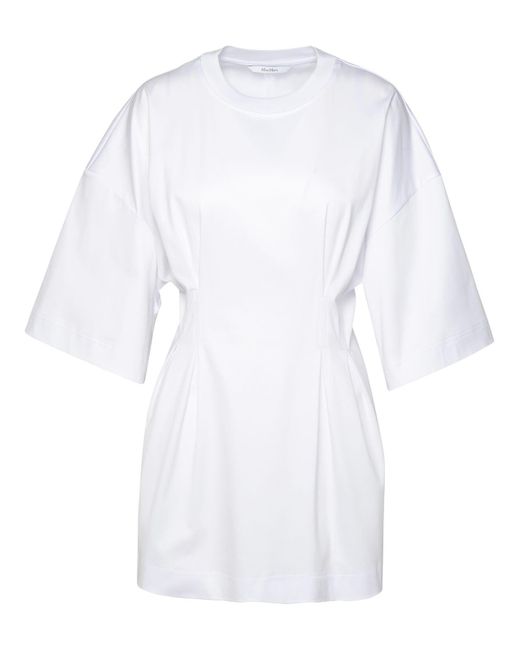 Max Mara 'giotto' White Cotton T-shirt