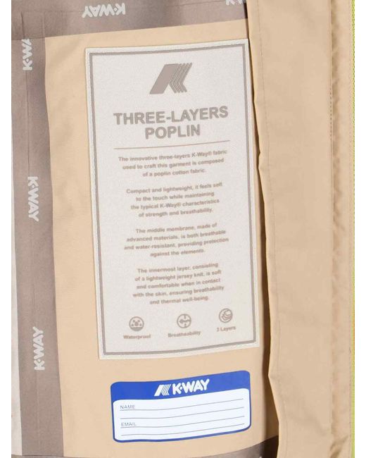 K-Way Natural Jackets Cotton for men