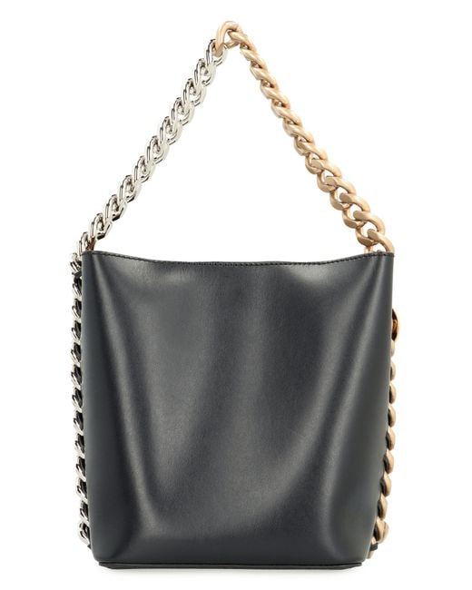 Stella McCartney Black Frayme Bucket Bag Polyamide