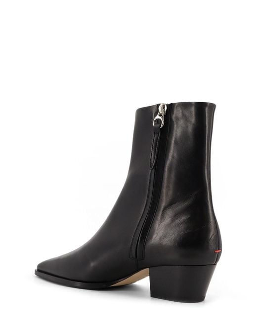 Aeyde Black Baba Leather Boots