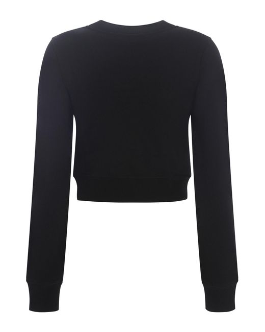 DIESEL Black Sweatshirt F-slimmy-od In Fleece Cotton