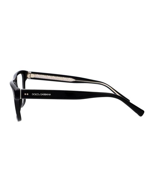 Dolce & Gabbana Black Dolce & Gabbana Acetate Optical Glasses for men
