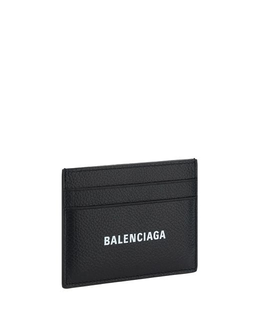 Balenciaga Black Card Holder for men